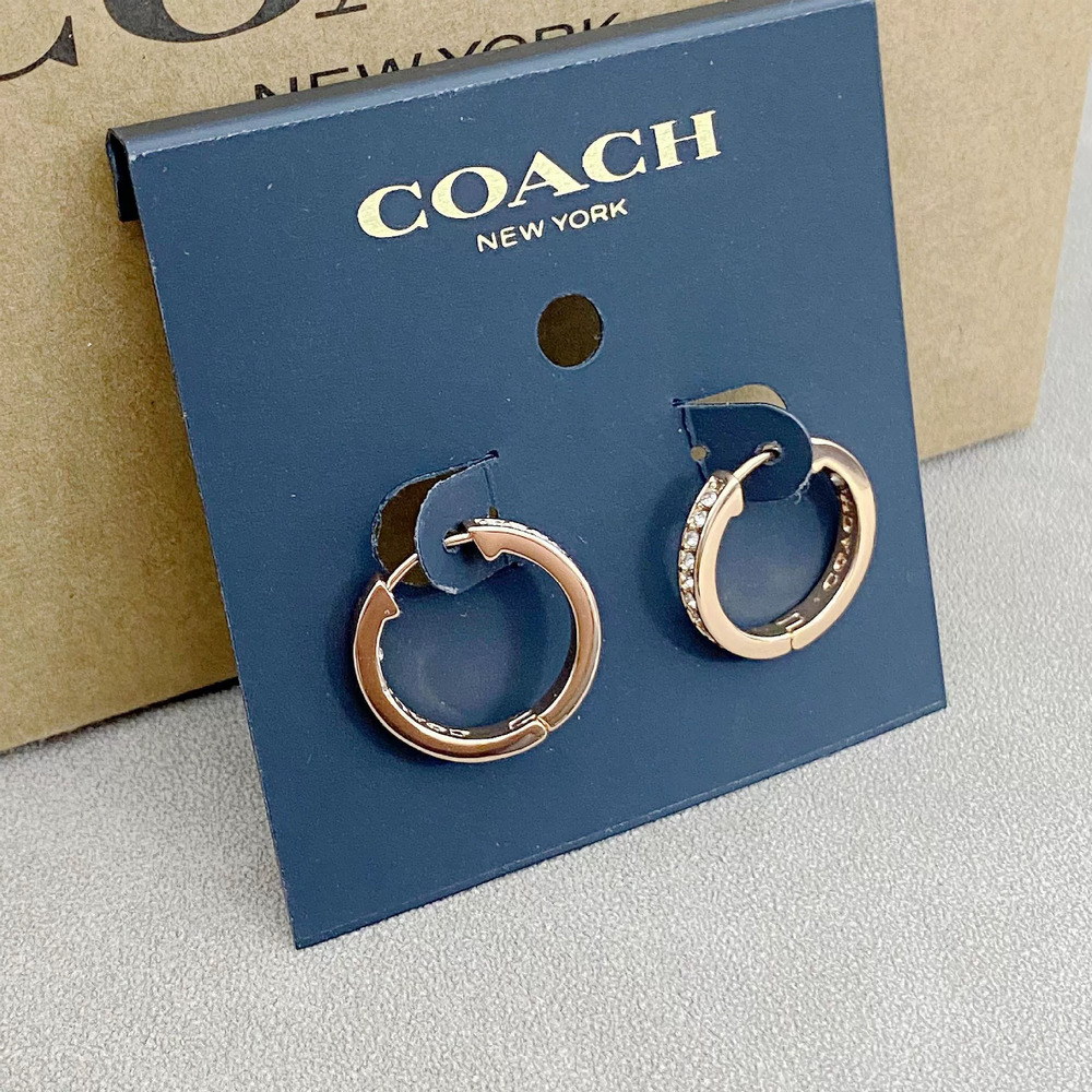 Coach Rhinestone Earrings - Picture 8 of 8